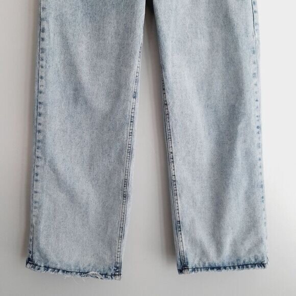 Vintage Hi-Rise Broken-In Mom Jean Faded Distressed Blue Sz 8 / M - Picture 4 of 14